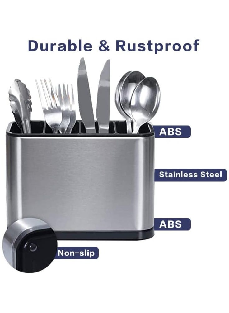 صفاية معالق استاليس *بلاستيك مقسمه الي 4 خانات بقاعدة منفصلة لتصفية المياة وكمان القاعدة مزودة بمزراب - Image 5